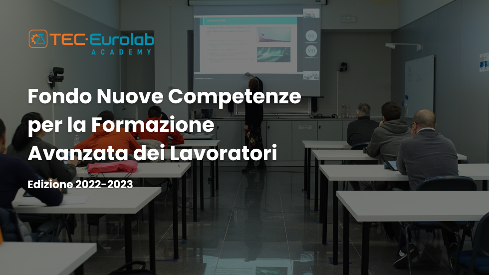 fondo nuove competenze per la formazione avanzata dei lavoratori